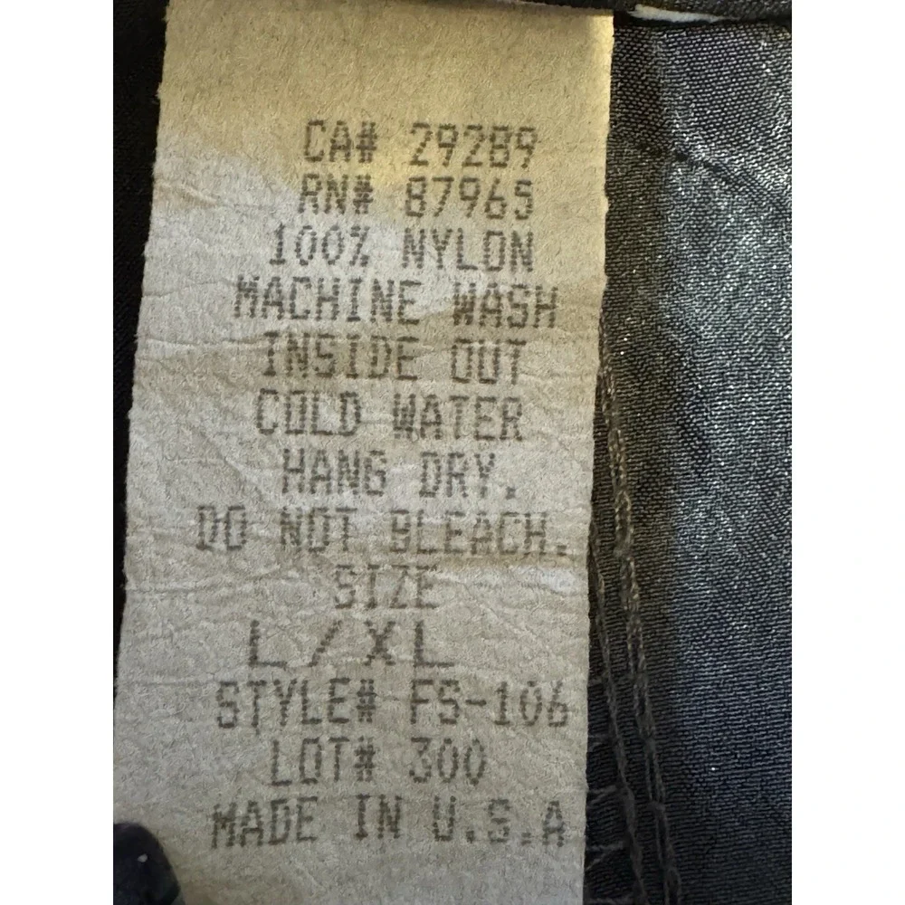 Vintage Surf Style Windbreaker L/XL USA 1/4 Zip Nylon Pullover Jacket‎ FS-106